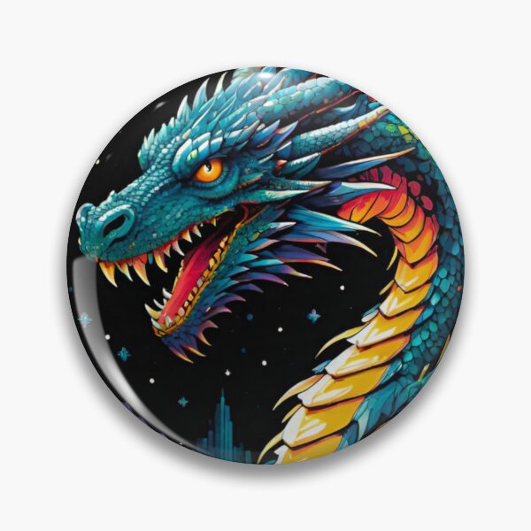 Item preview, Vibrant and Detailed Dragon in Full Glory designed and sold by GrizzlyCollective.
