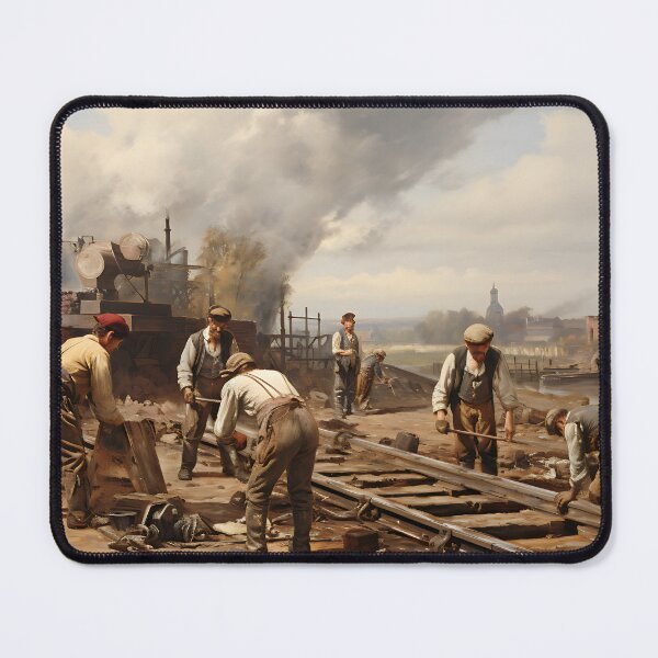 Item preview, Victorian - Railroad Workers designed and sold by KootenayDesigns.