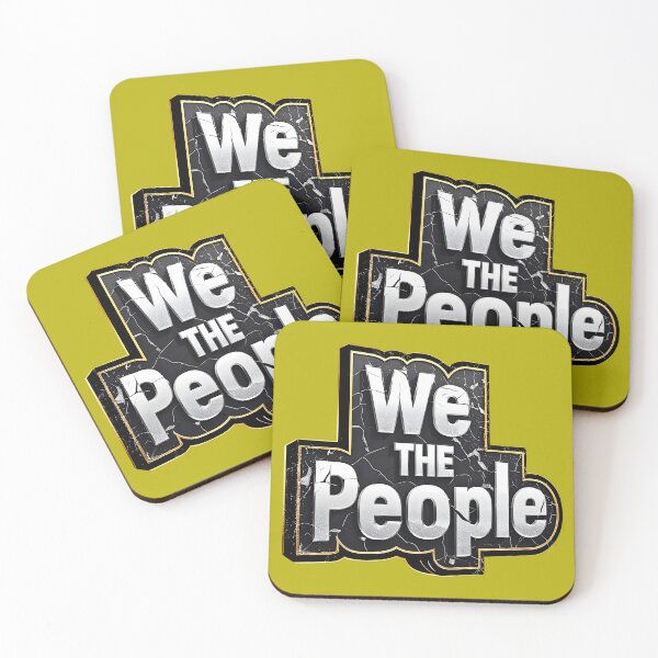 Item preview, We The People USA Constitution preamble motivational design designed and sold by BorgSpareParts.