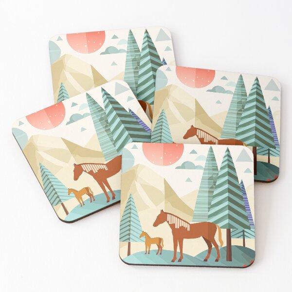Item preview, Two horses designed and sold by PixelRoots.