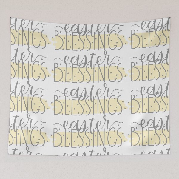 Item preview, Yellow Easter Blessings designed and sold by dottiedigitals.