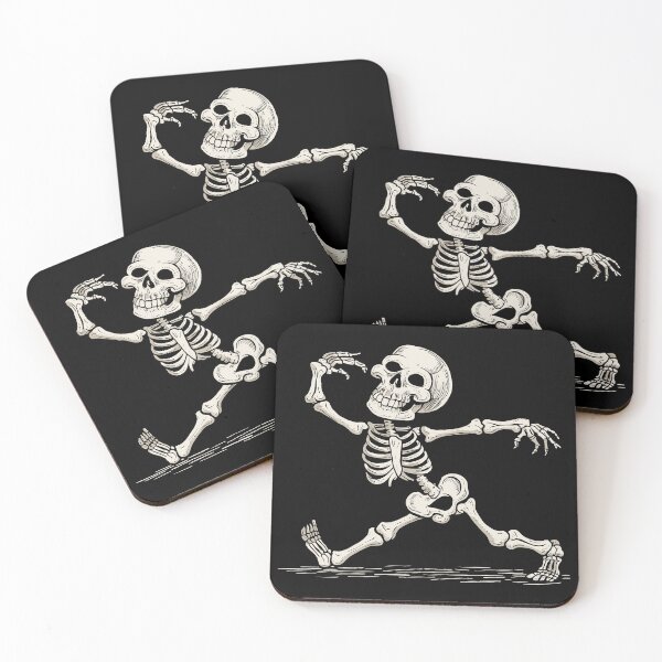 Item preview, Running Skeleton Halloween Funny designed and sold by Quirky Shirts.