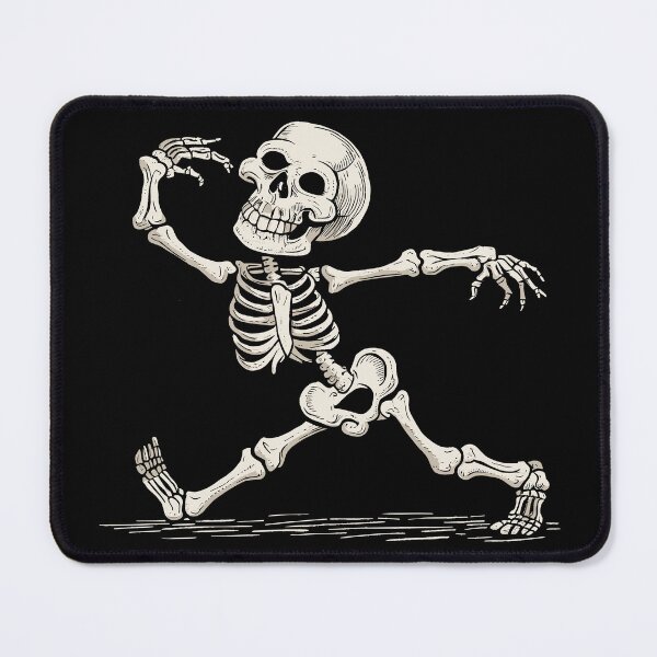 Item preview, Running Skeleton Halloween Funny designed and sold by Quirky Shirts.