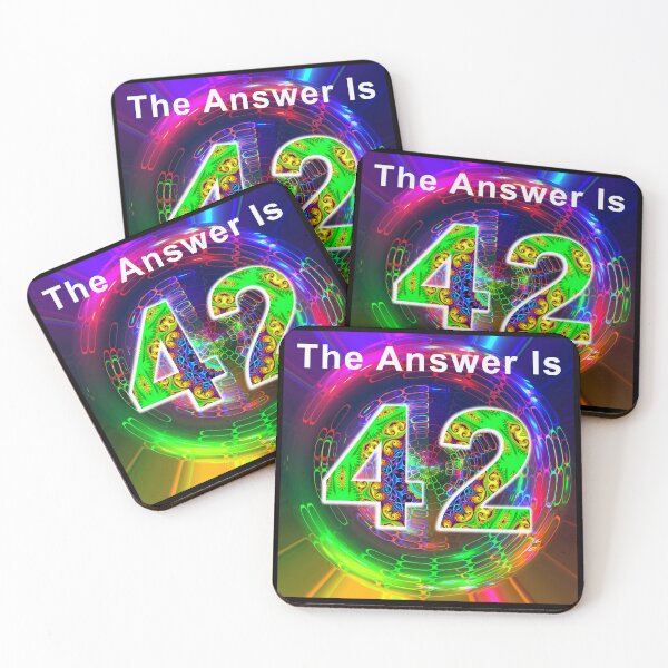 Item preview, The Answer Is 42 - Graphic Art Fluid Simulation and Fractals designed and sold by Warren Paul Harris.