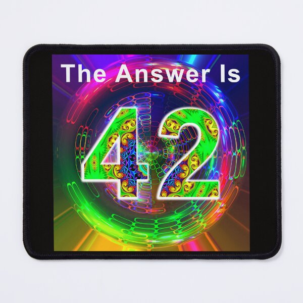Item preview, The Answer Is 42 - Graphic Art Fluid Simulation and Fractals designed and sold by Warren Paul Harris.