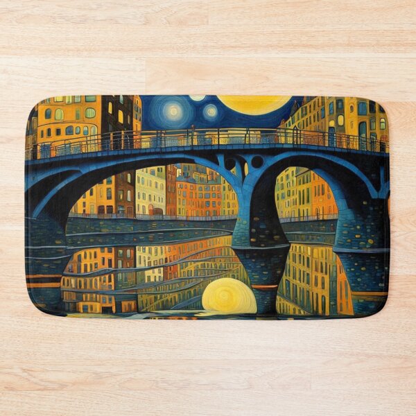 Item preview, Bridge under moonlight 7 designed and sold by George Hutton Hunter.