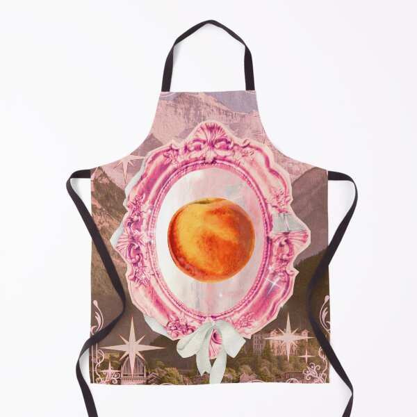 Item preview, Vintage Pink Frame with Nectarine Peach designed and sold by bowsbotanicals.