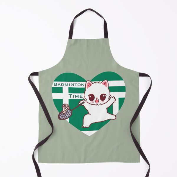 Item preview, Badminton Time with Cutie Cat designed and sold by BGMeYou.