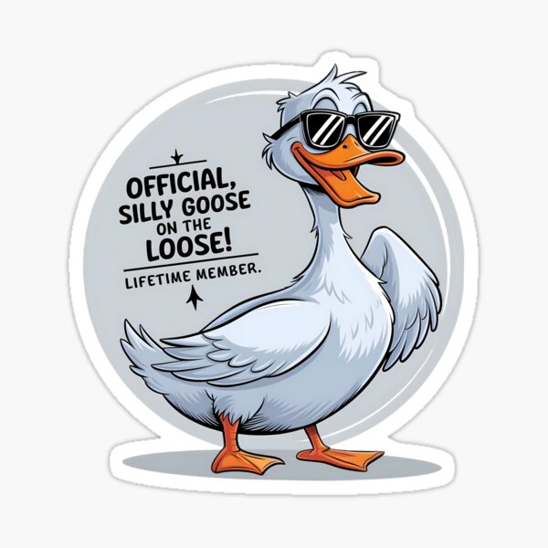 Artikel-Vorschau von Offizielles Silly Goose Lifetime-Mitglied, designt und verkauft von PlanetMarker.