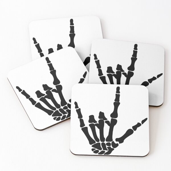 Item preview, Rock On, Skeleton Hands designed and sold by Annet-Harmony.