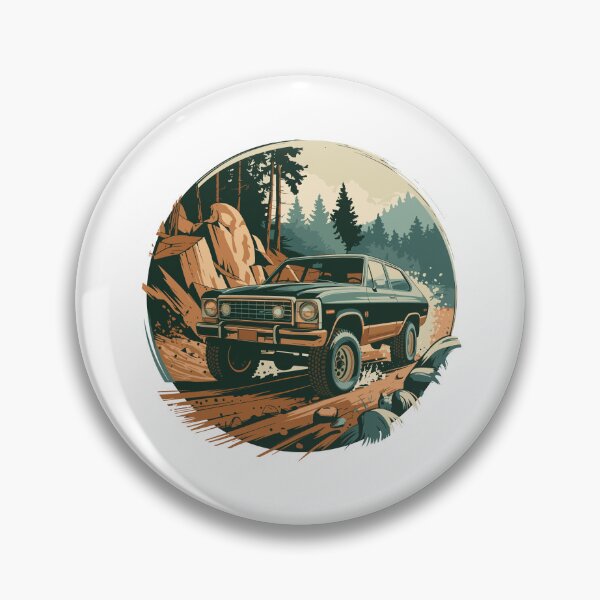 Item preview, Vintage Offroad Adventure Rugged 1970s Car in Nature off grid designed and sold by w1ckerman.