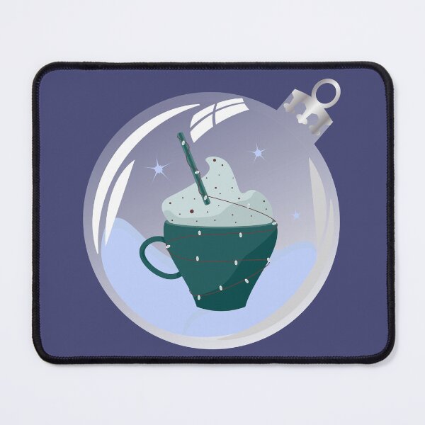 Item preview, Coffe cup Cappuccino in Christmas bauble designed and sold by CutieBlue.