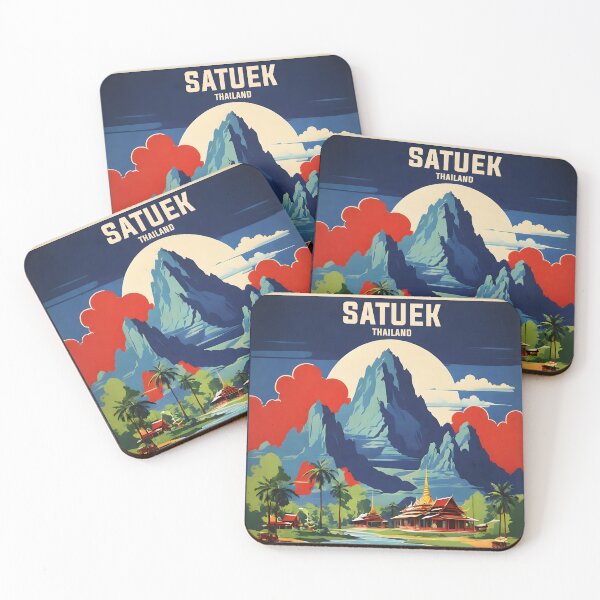 Item preview, Satuek Thailand Vintage Travel Tourism  designed and sold by TravelersGems.