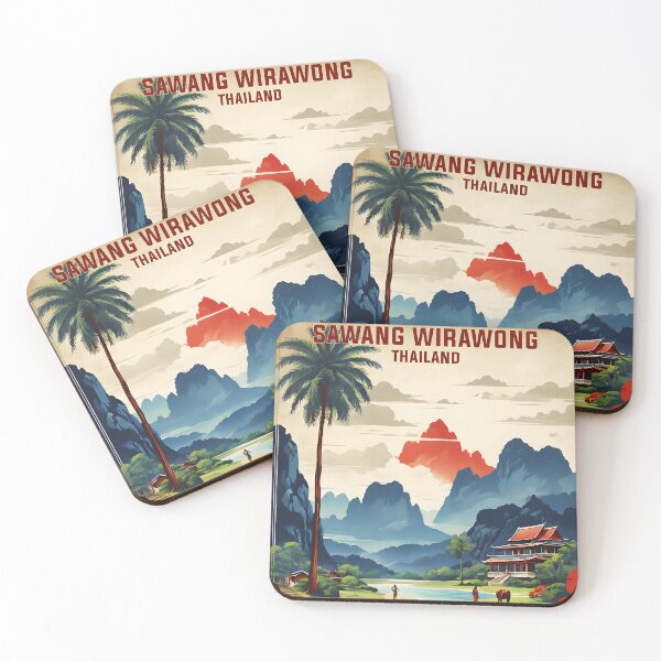 Item preview, Sawang Wirawong Thailand Vintage Travel Tourism  designed and sold by TravelersGems.