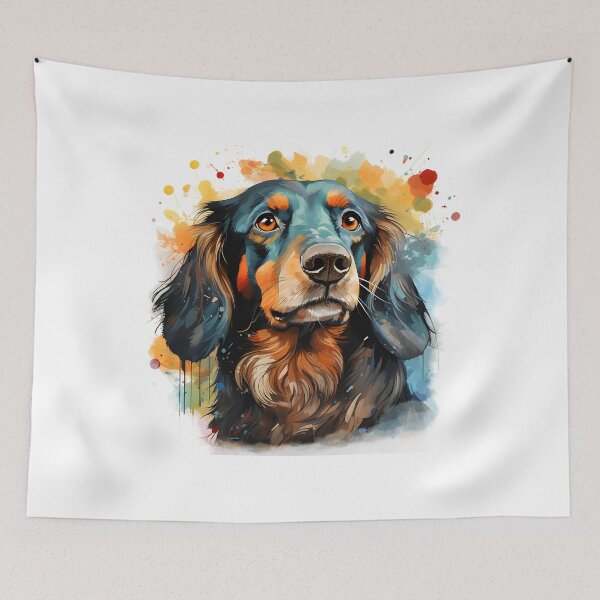 Item preview, Dachshund | Colorful Watercolor Design #11 designed and sold by MatsurexDesigns.