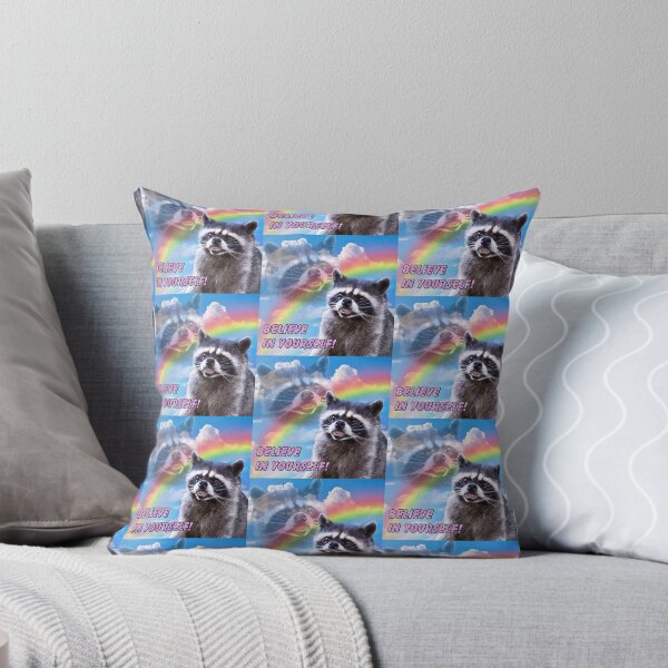 Item preview, Motivational raccoon meme cute designed and sold by loveleia.