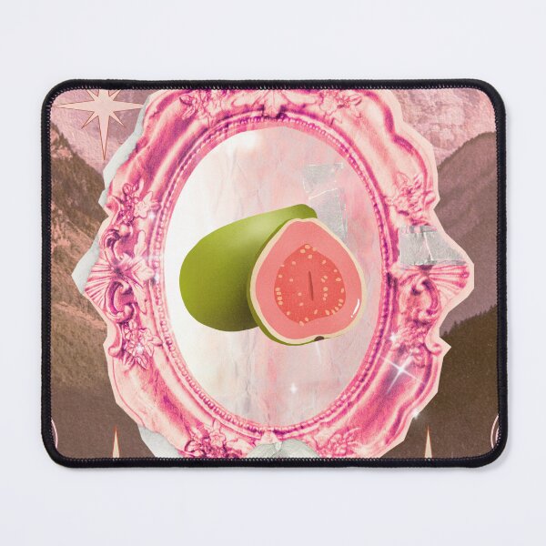 Item preview, Pink Vintage Mirror with Guava Fruit designed and sold by bowsbotanicals.