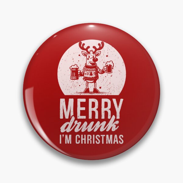 Item preview, Merry Drunk I'm Christmas Funny Christmas Beer Drinking designed and sold by LazyLoungeCo.