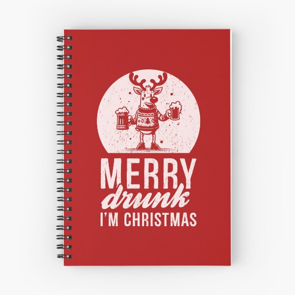 Item preview, Merry Drunk I'm Christmas Funny Christmas Beer Drinking designed and sold by LazyLoungeCo.
