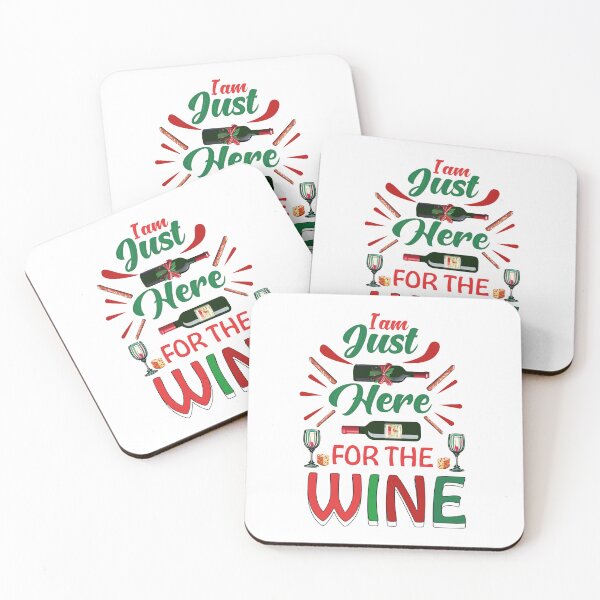 Item preview, I am here just for the wine designed and sold by FaddyFog.
