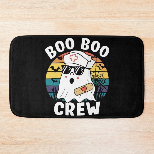 Item preview, Boo Boo Crew Halloween Ghost Nurse designed and sold by Quirky Shirts.