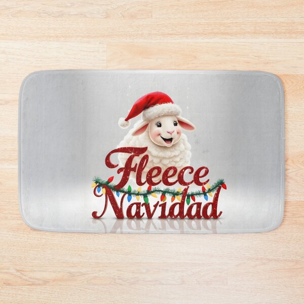 Item preview, Fleece Navidad - Cute Christmas Sheep with Lights designed and sold by LaLi-Designs.