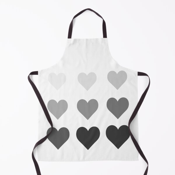Item preview, Hearts in gradient from white to black designed and sold by Audrey Janvier | AJD.
