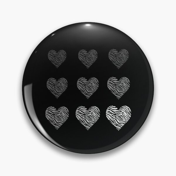 Item preview, gradient zebra heart designed and sold by Audrey Janvier | AJD.