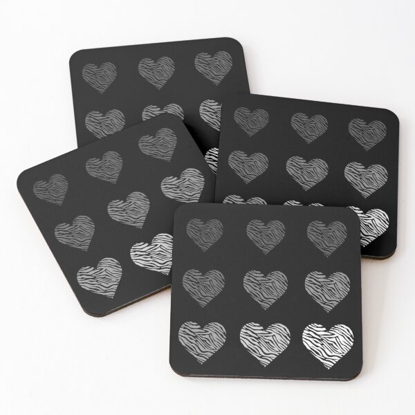Item preview, gradient zebra heart designed and sold by Audrey Janvier | AJD.