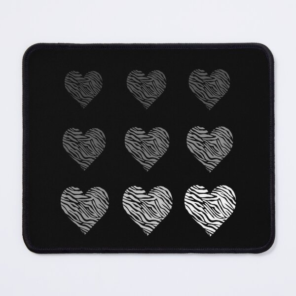 Item preview, gradient zebra heart designed and sold by Audrey Janvier | AJD.