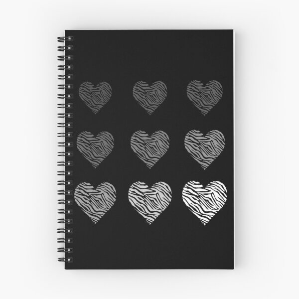 Item preview, gradient zebra heart designed and sold by Audrey Janvier | AJD.