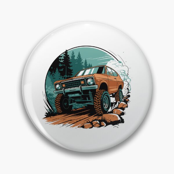 Item preview, Vintage Offroad Adventure Rugged 1970s Car in Nature off grid designed and sold by w1ckerman.