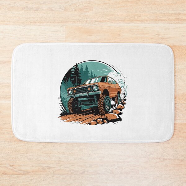 Item preview, Vintage Offroad Adventure Rugged 1970s Car in Nature off grid designed and sold by w1ckerman.