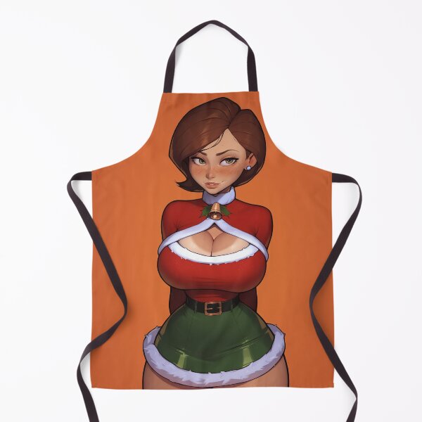 Item preview, Anime Gamer Girl in Christmas Santa Outfit designed and sold by WaifuBrowser.