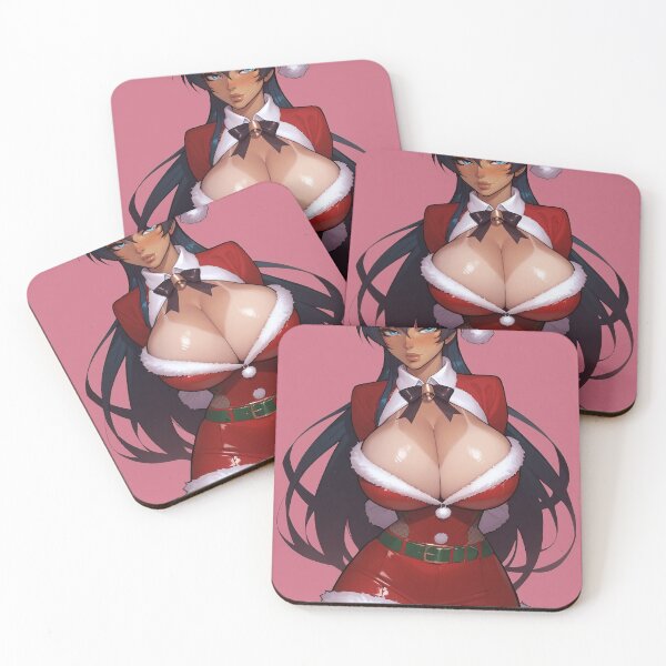 Item preview, Anime Gamer Girl in Christmas Santa Outfit designed and sold by WaifuBrowser.