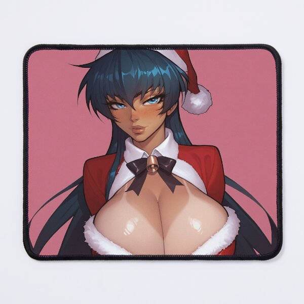 Item preview, Anime Gamer Girl in Christmas Santa Outfit designed and sold by WaifuBrowser.