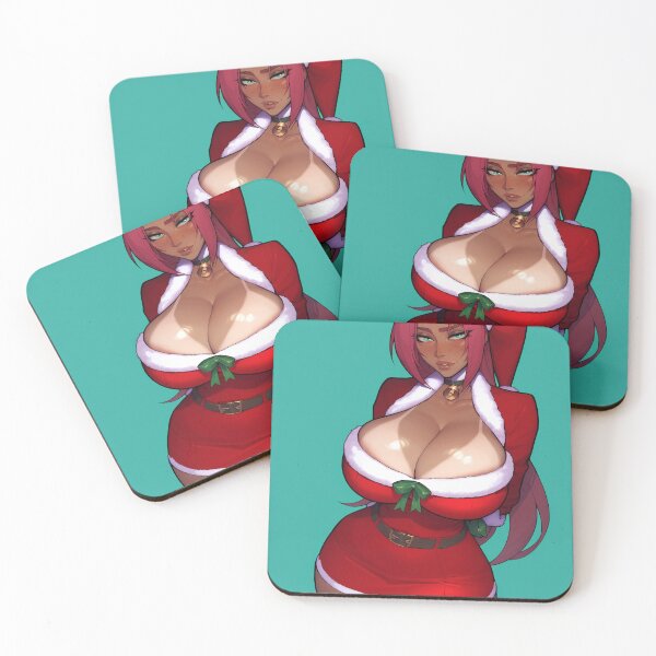 Item preview, Anime Gamer Girl in Christmas Santa Outfit designed and sold by WaifuBrowser.