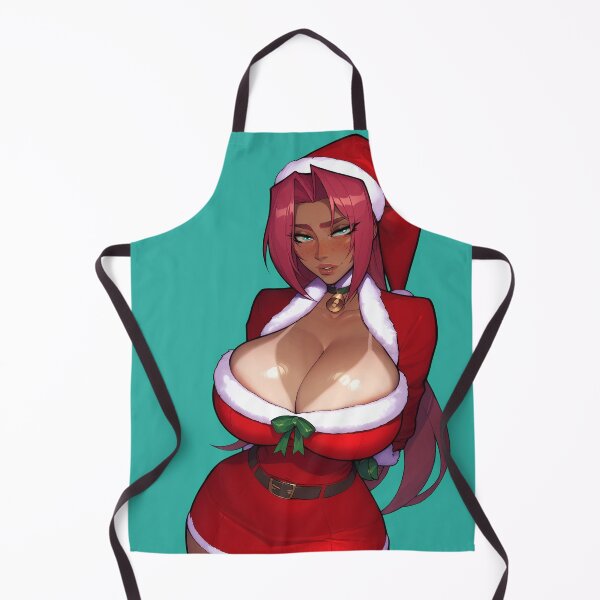 Item preview, Anime Gamer Girl in Christmas Santa Outfit designed and sold by WaifuBrowser.
