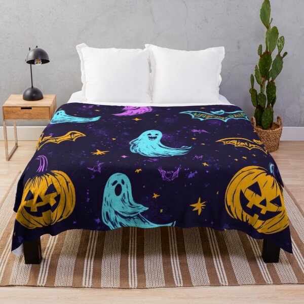 Item preview, Halloween Scary Ghost Pattern designed and sold by GrinGalore.