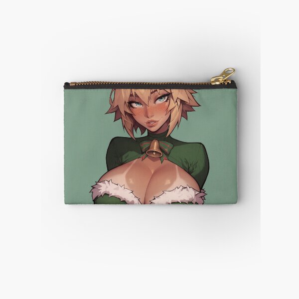Item preview, Anime Gamer Girl in Christmas Santa Outfit designed and sold by WaifuBrowser.