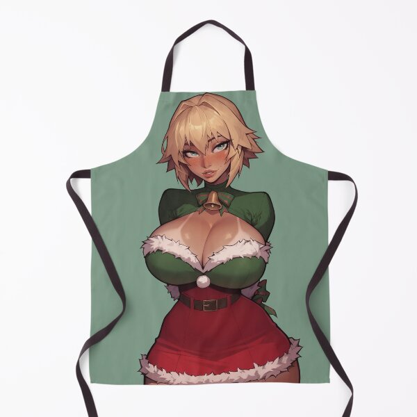 Item preview, Anime Gamer Girl in Christmas Santa Outfit designed and sold by WaifuBrowser.