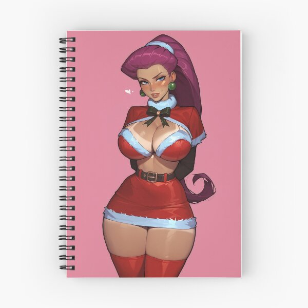 Item preview, Anime Gamer Girl in Christmas Santa Outfit designed and sold by WaifuBrowser.