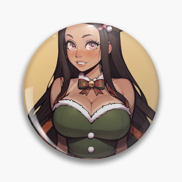 Item preview, Anime Gamer Girl in Christmas Santa Outfit designed and sold by WaifuBrowser.