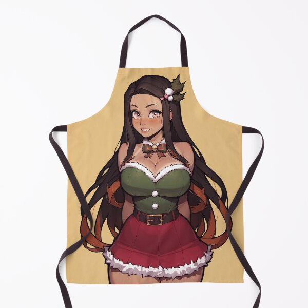 Item preview, Anime Gamer Girl in Christmas Santa Outfit designed and sold by WaifuBrowser.