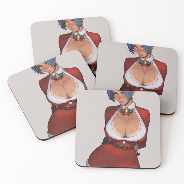 Item preview, Anime Gamer Girl in Christmas Santa Outfit designed and sold by WaifuBrowser.