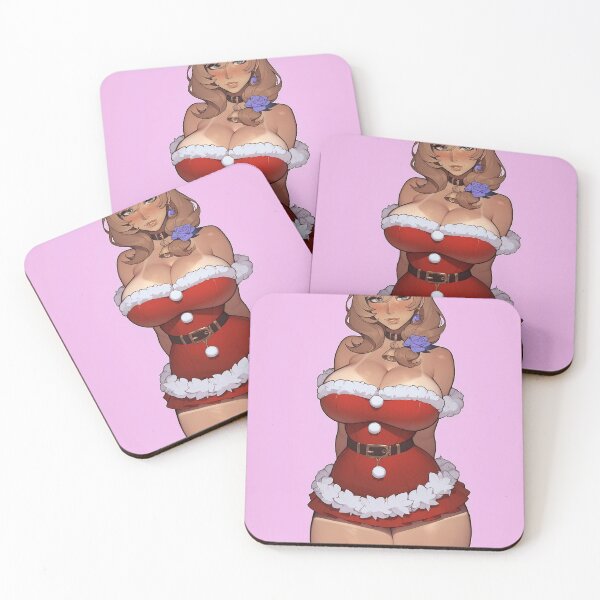 Item preview, Anime Gamer Girl in Christmas Santa Outfit designed and sold by WaifuBrowser.