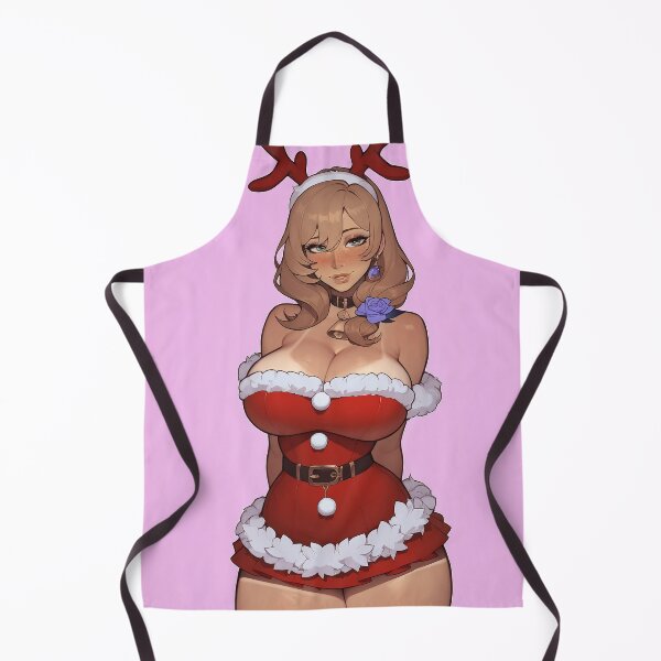 Item preview, Anime Gamer Girl in Christmas Santa Outfit designed and sold by WaifuBrowser.