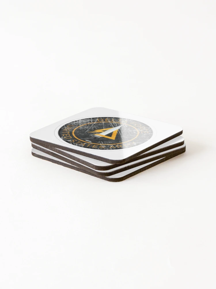 Thumbnail 4 of 5, Coasters (Set of 4), Delta force patch designed and sold by ComicStickerLab.