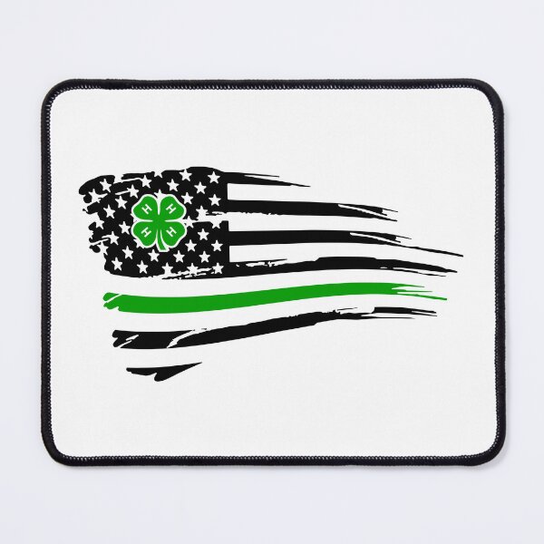 Item preview, 4H Sticker. Flag Sticker. 4H Clover. Shamrock. 4-H Livestock. Leaf clover. Show Animals. T-shirts. Mug. Stickers. designed and sold by Aknarin Thika.