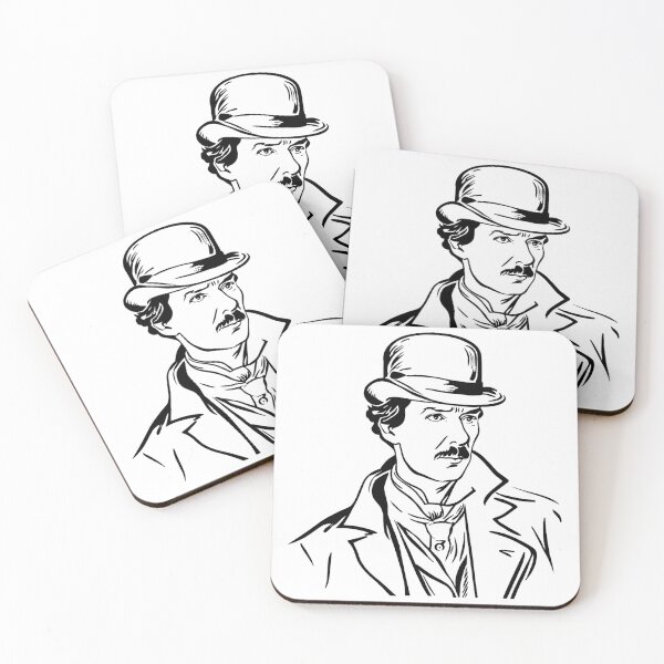 Item preview, Sherlock Holmes Line Drawing designed and sold by GeoSketchWear.